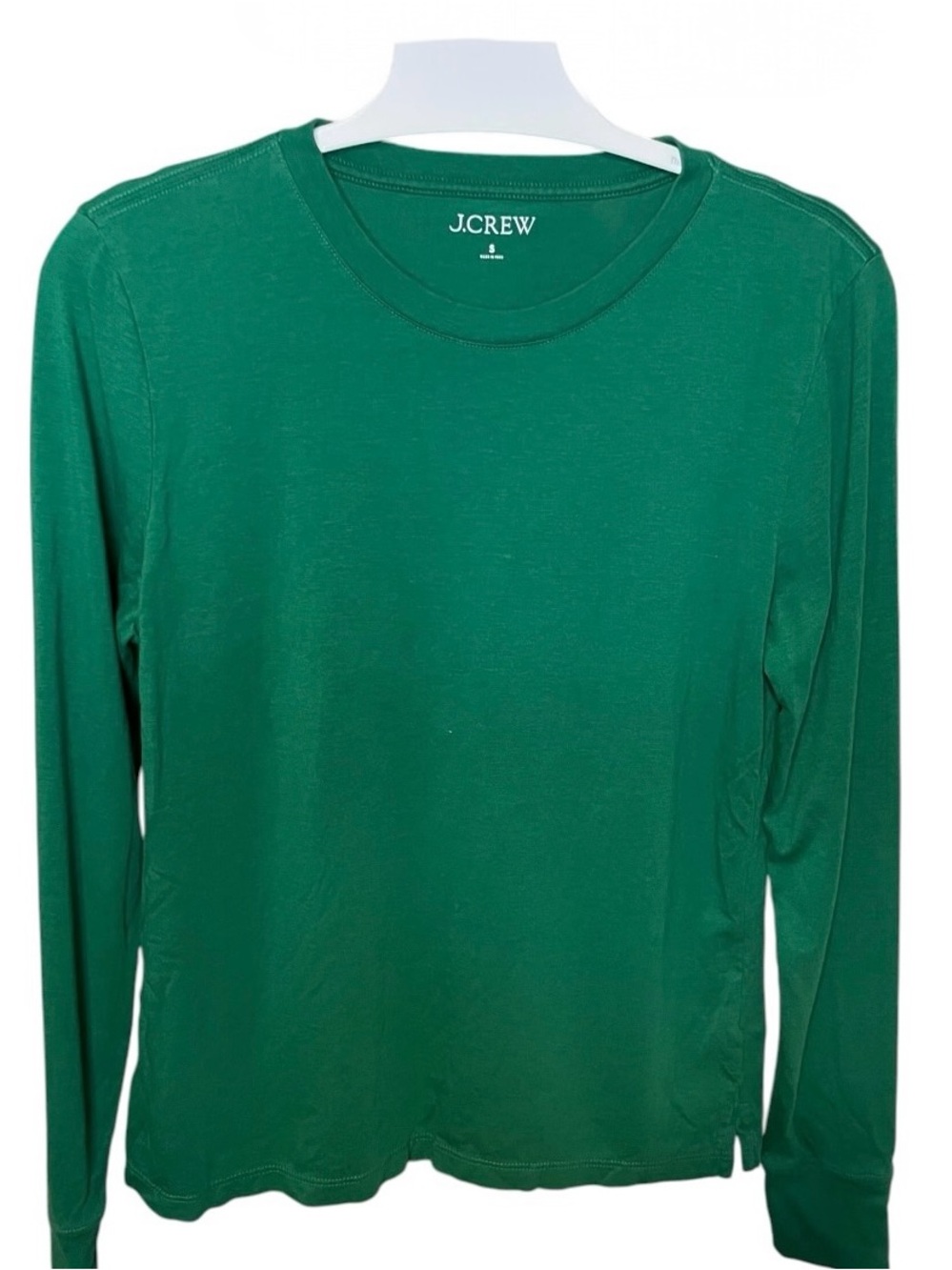 J. Crew Jersey Long Sleeve Crewneck Tee Small